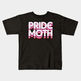 Lesbian+ Moth: Illuminating Love Kids T-Shirt